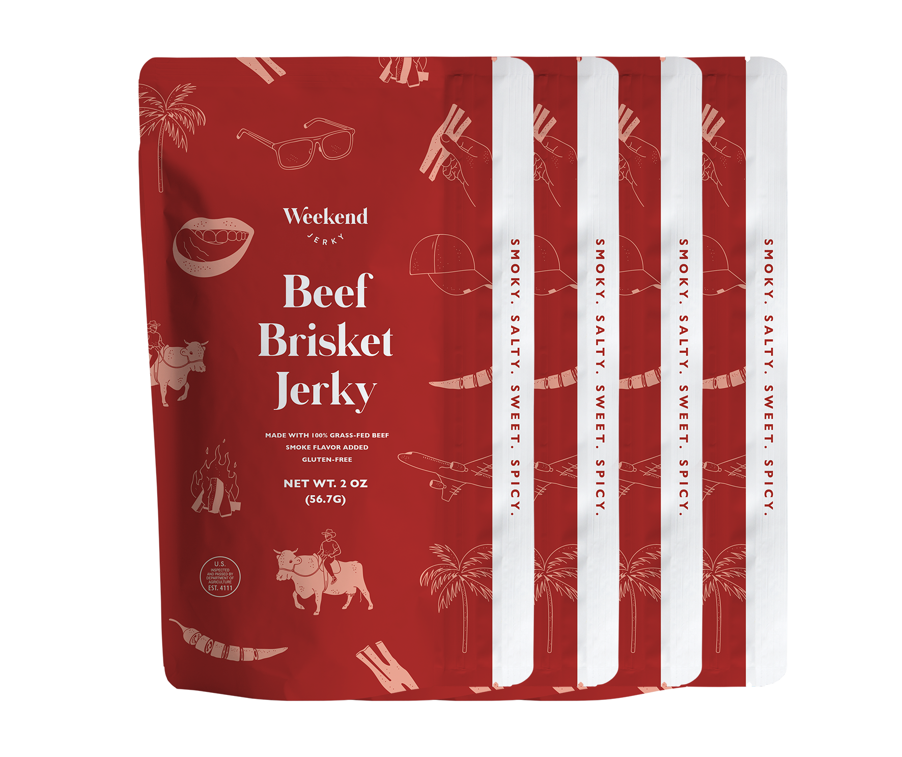 Beef Brisket Jerky (4-pack)