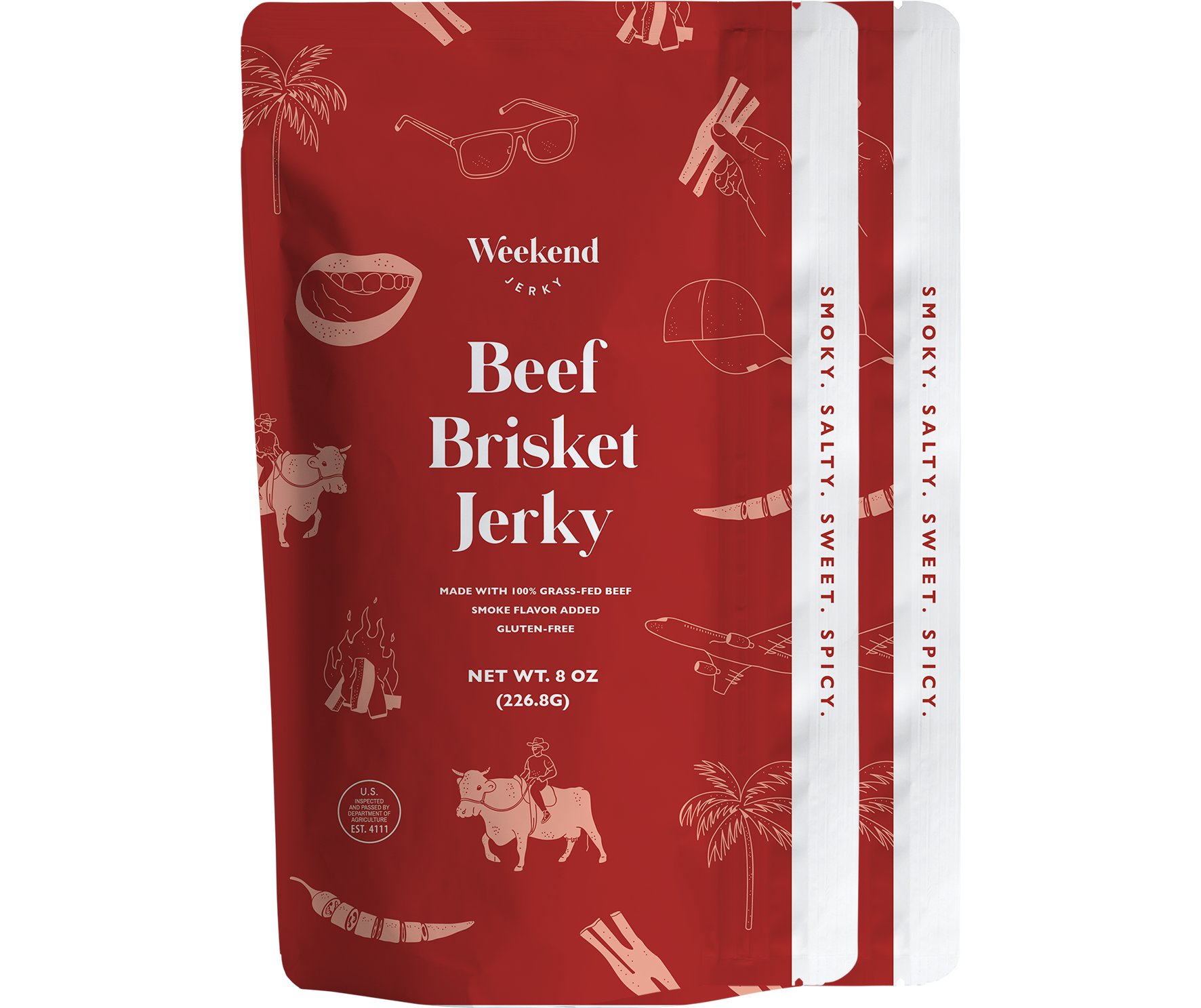 Beef Brisket Jerky 8oz (2-pack)